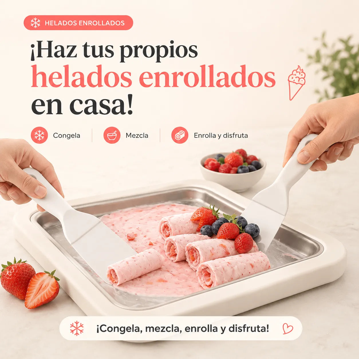 Bandeja Helada – Kit para Helados