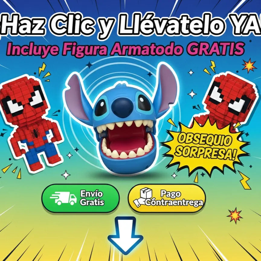 Stitch Mordelón™ - Juego de Reto y Diversión