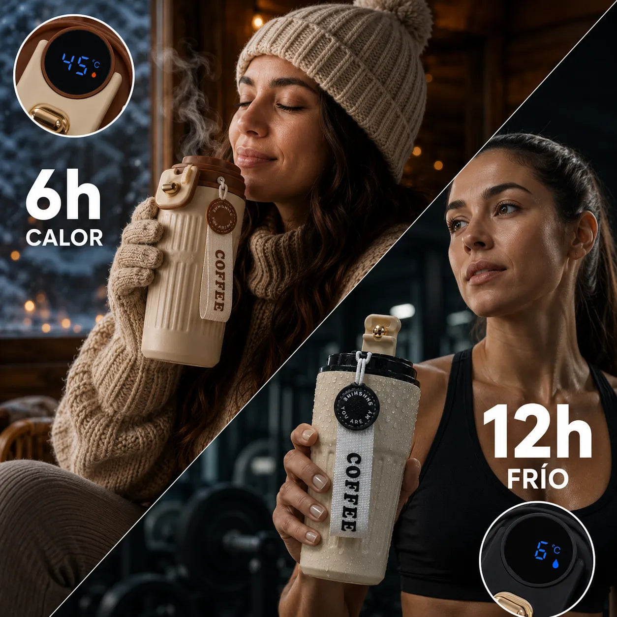 Termo Temperatura Digital Coffe