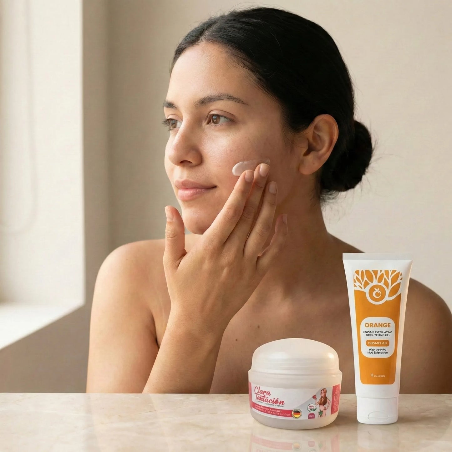 Exfoliante + Crema Renovadora – Sistema 2 Pasos (Poros)