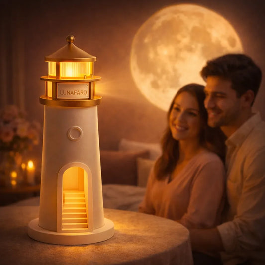 🌕 LunaFaro™ –  La magia de la Luna ahora en tu habitación✨