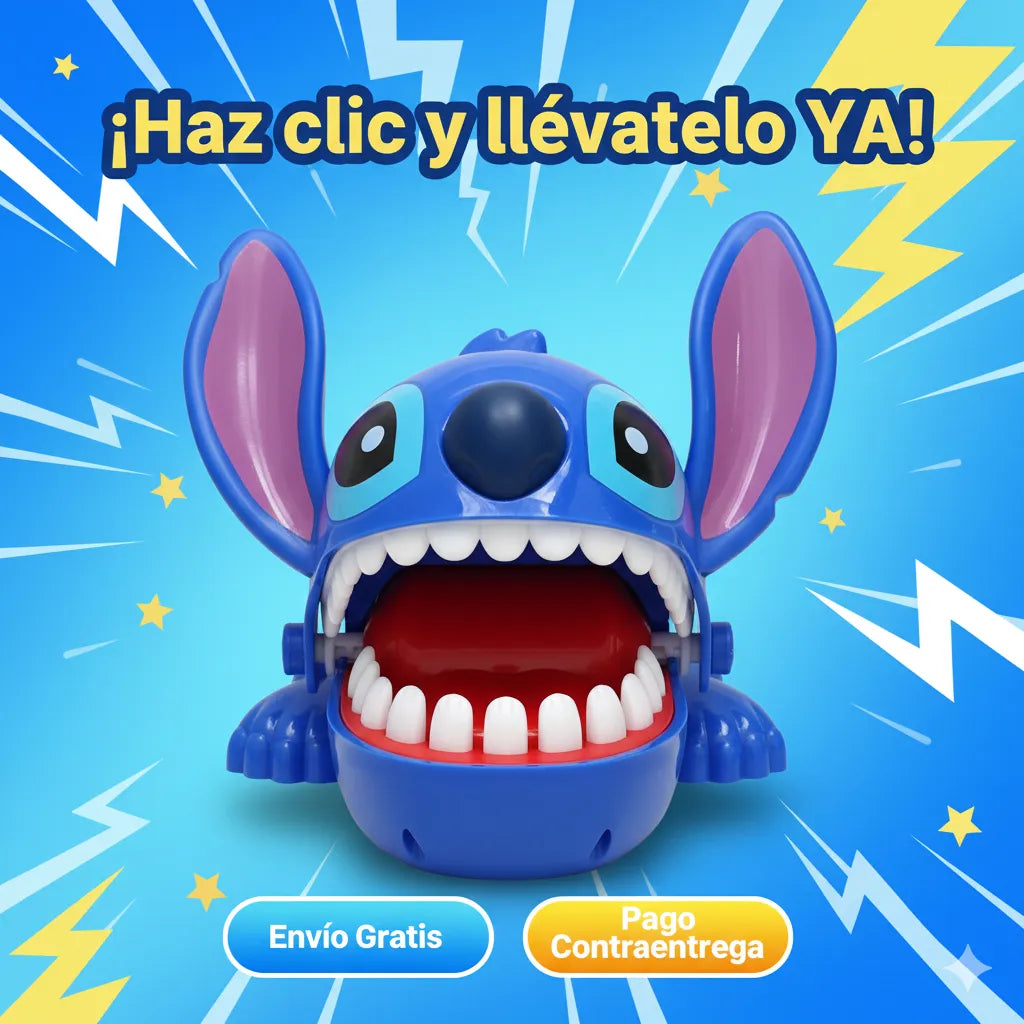 Stitch Mordelón™ - Juego de Reto y Diversión