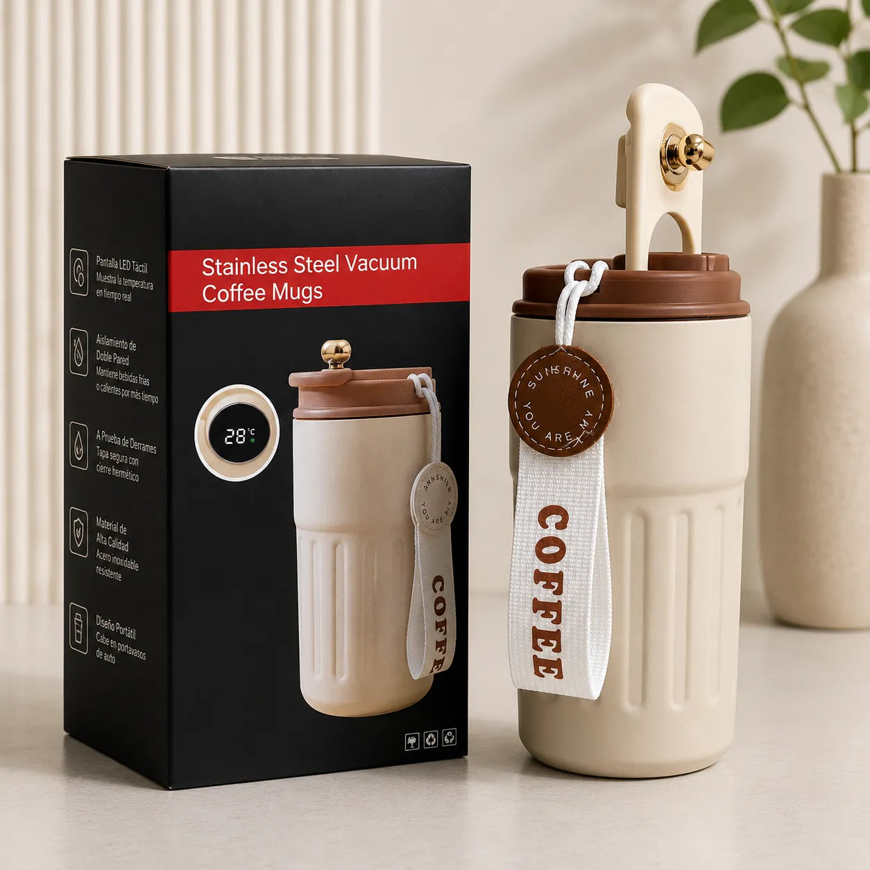 Termo Temperatura Digital Coffe