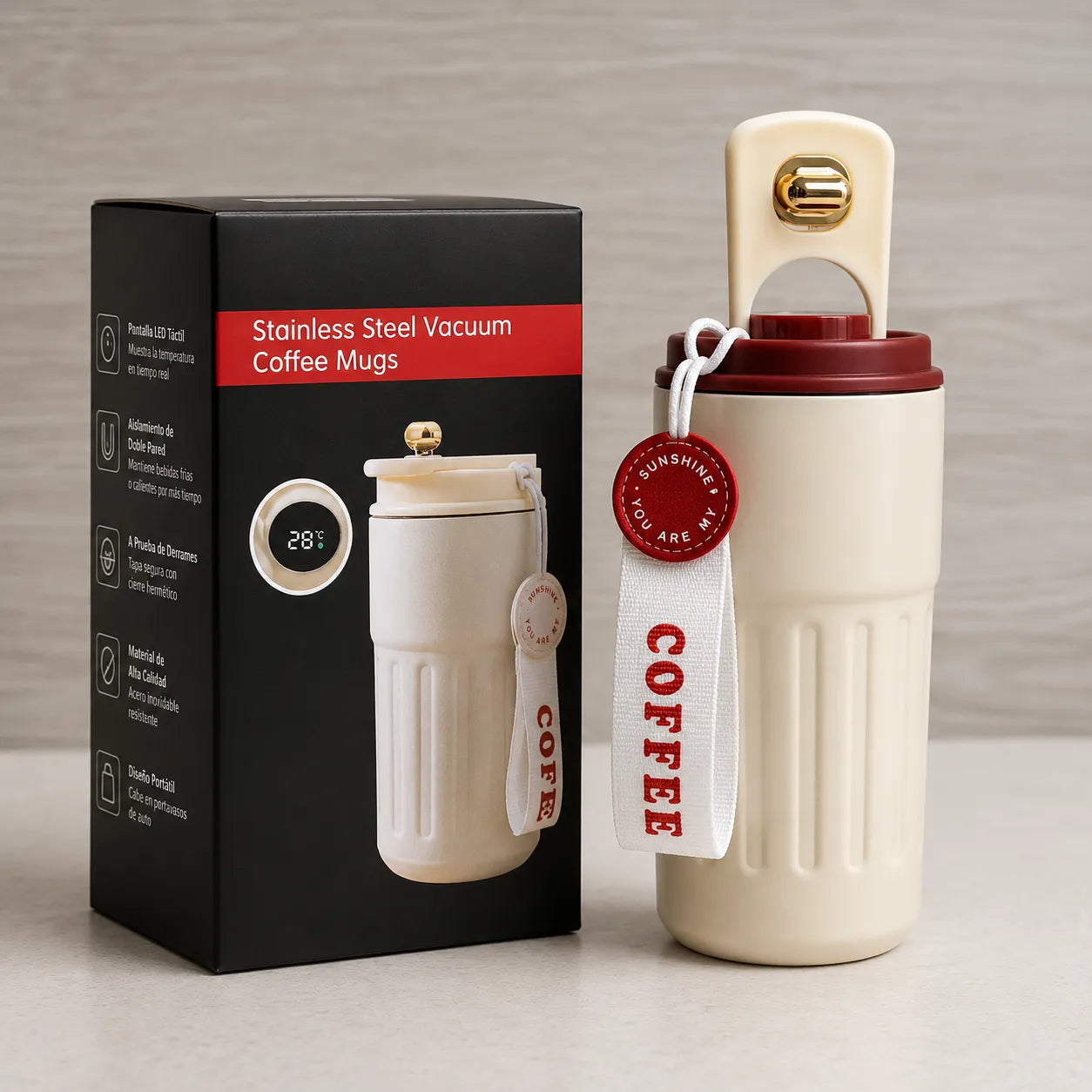 Termo Temperatura Digital Coffe