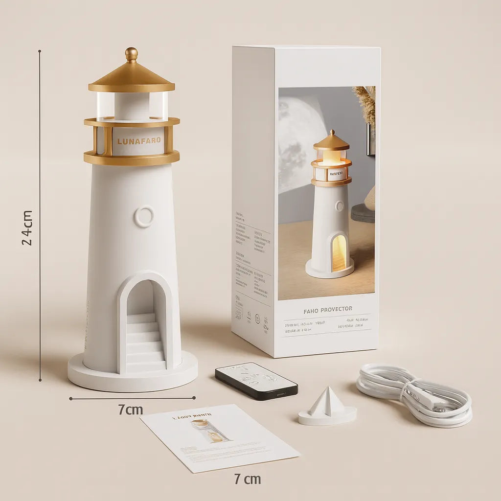 🌕 LunaFaro™ –  La magia de la Luna ahora en tu habitación✨